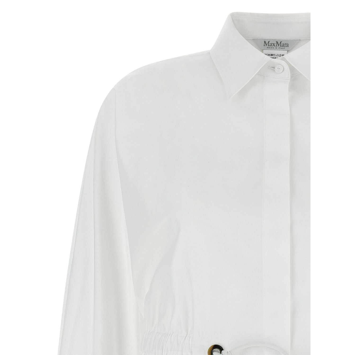 Max Mara White Cotton Blouse