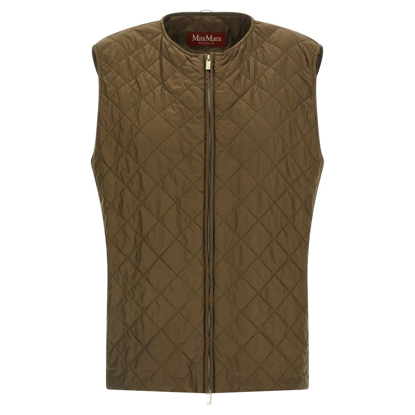 Max Mara Bicolor Virgin Wool Coat
