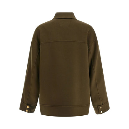 Max Mara Bicolor Virgin Wool Coat