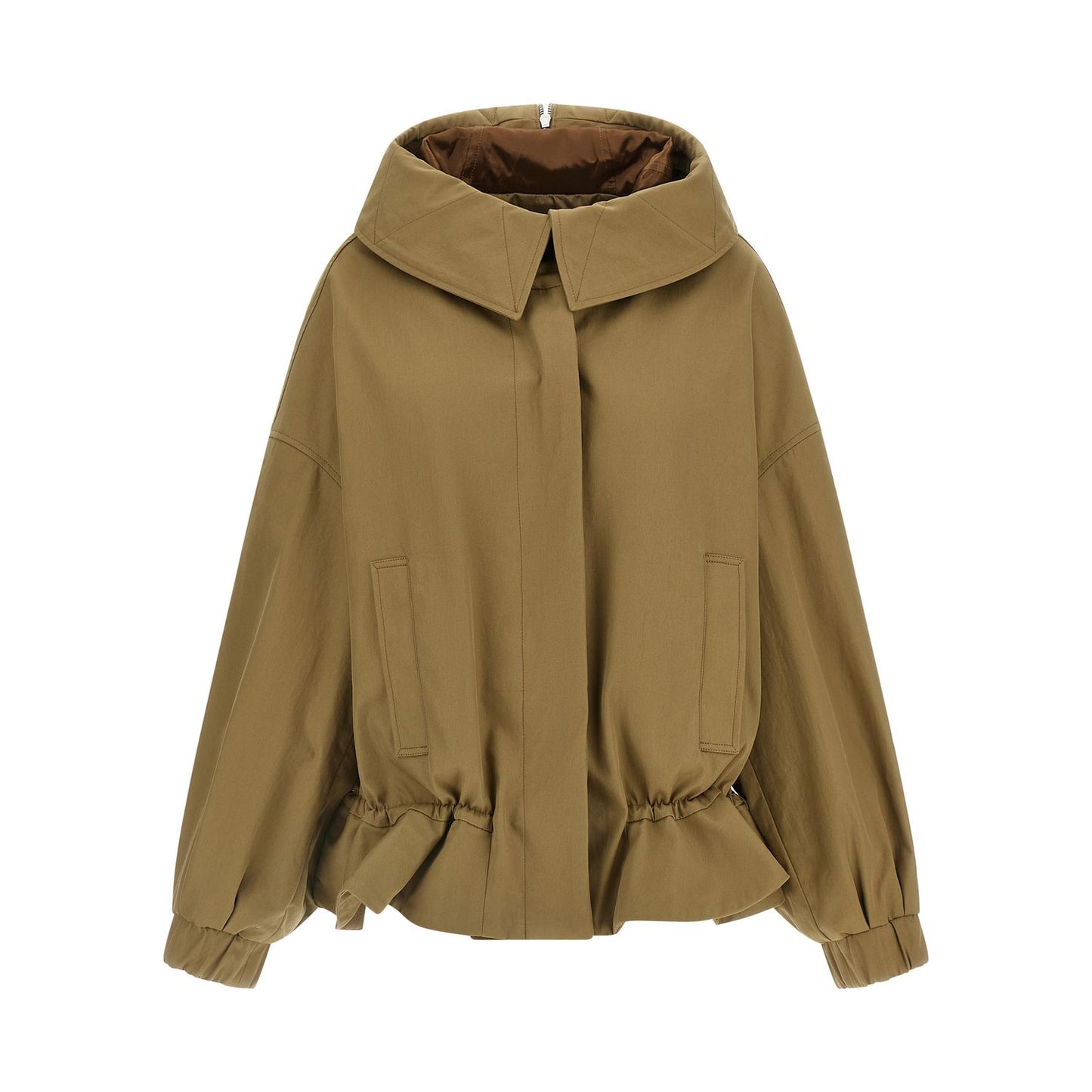 Dries Van Noten Beige Cotton Shell Jacket