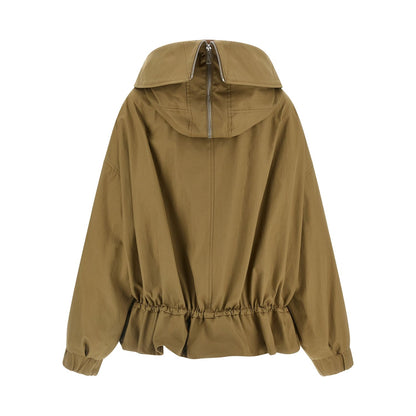 Dries Van Noten Beige Cotton Shell Jacket