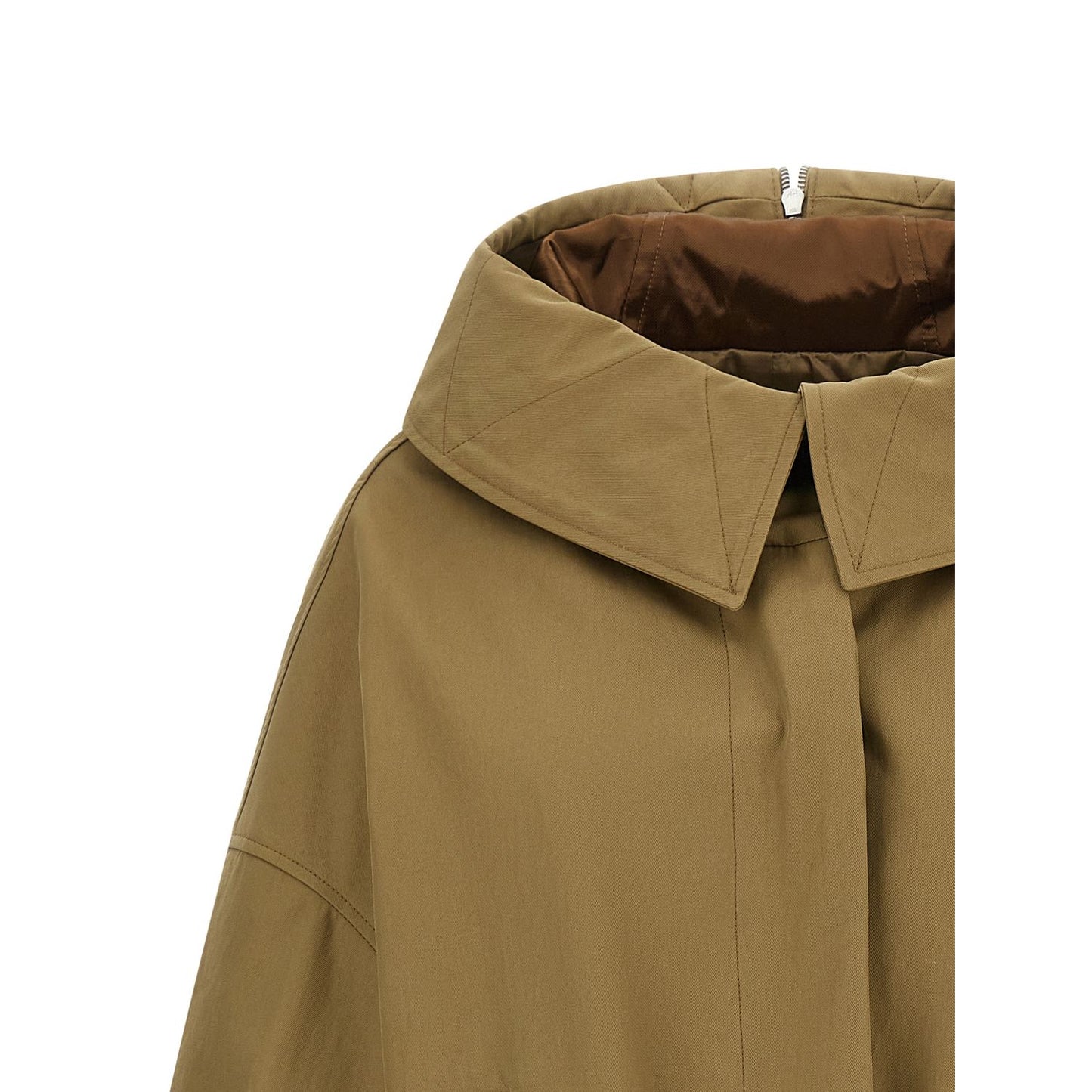 Dries Van Noten Beige Cotton Shell Jacket