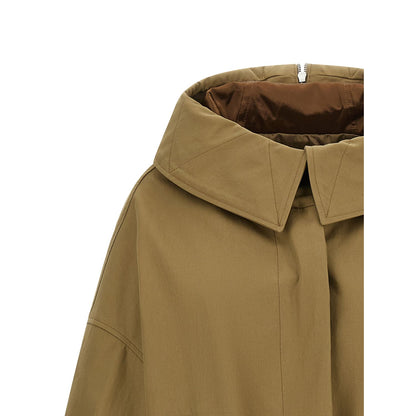Dries Van Noten Beige Cotton Shell Jacket