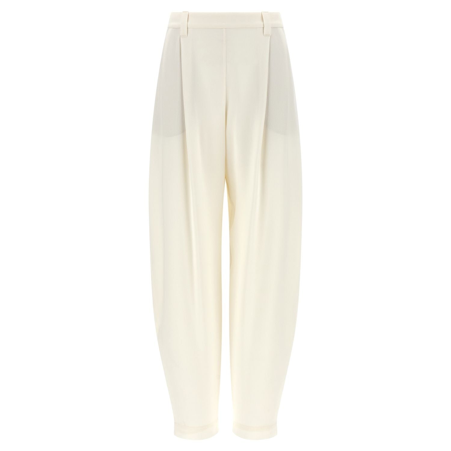 Brunello Cucinelli Beige Viscose Casual Pants