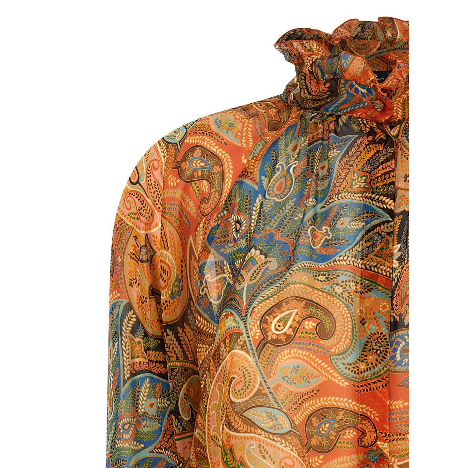 Etro Multicolor Silk Blouse