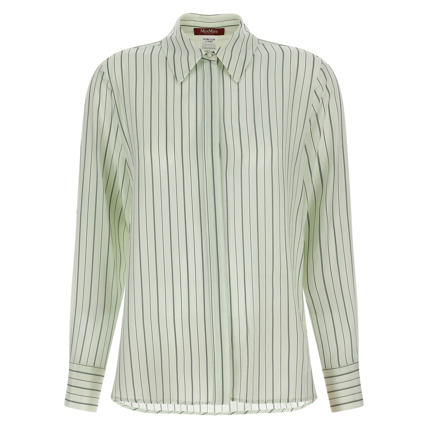 Max Mara Bicolor Silk Blouse