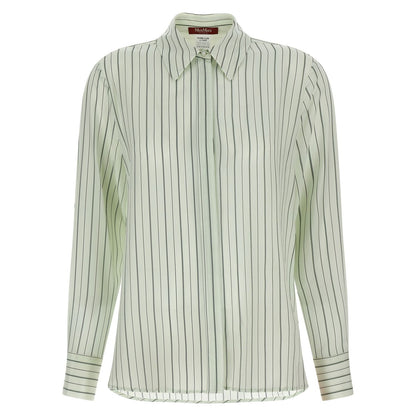 Max Mara Bicolor Silk Blouse