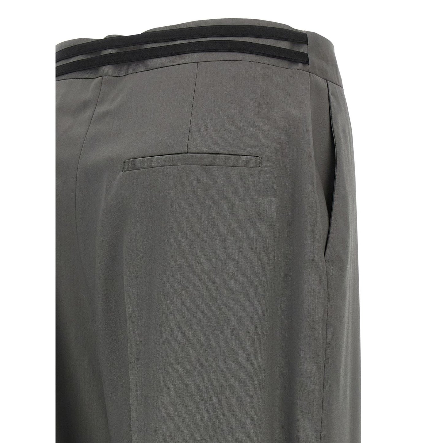 Armarium Gray Virgin Wool Dress Pants