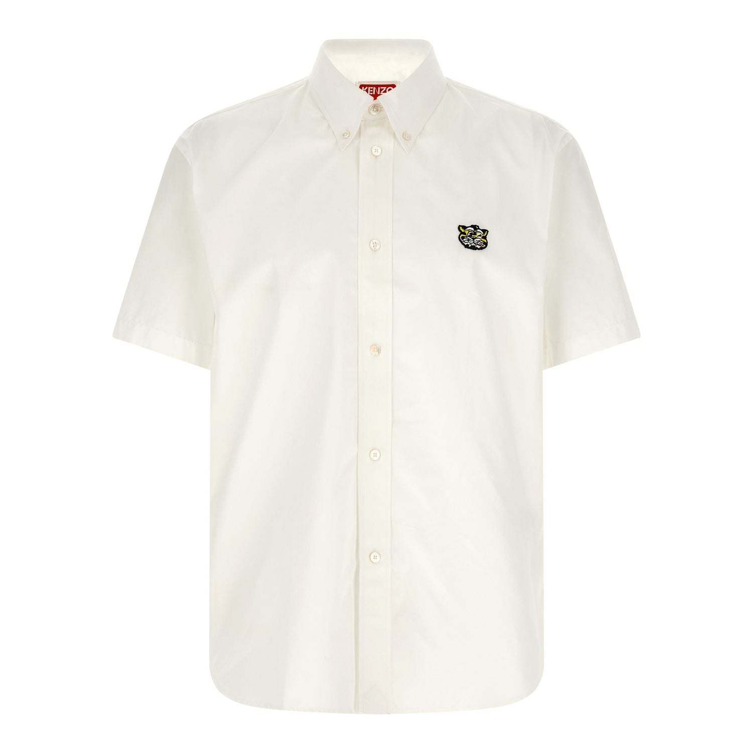 Kenzo White Cotton Blouse