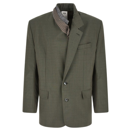 Magliano Bicolor Virgin Wool Blazer