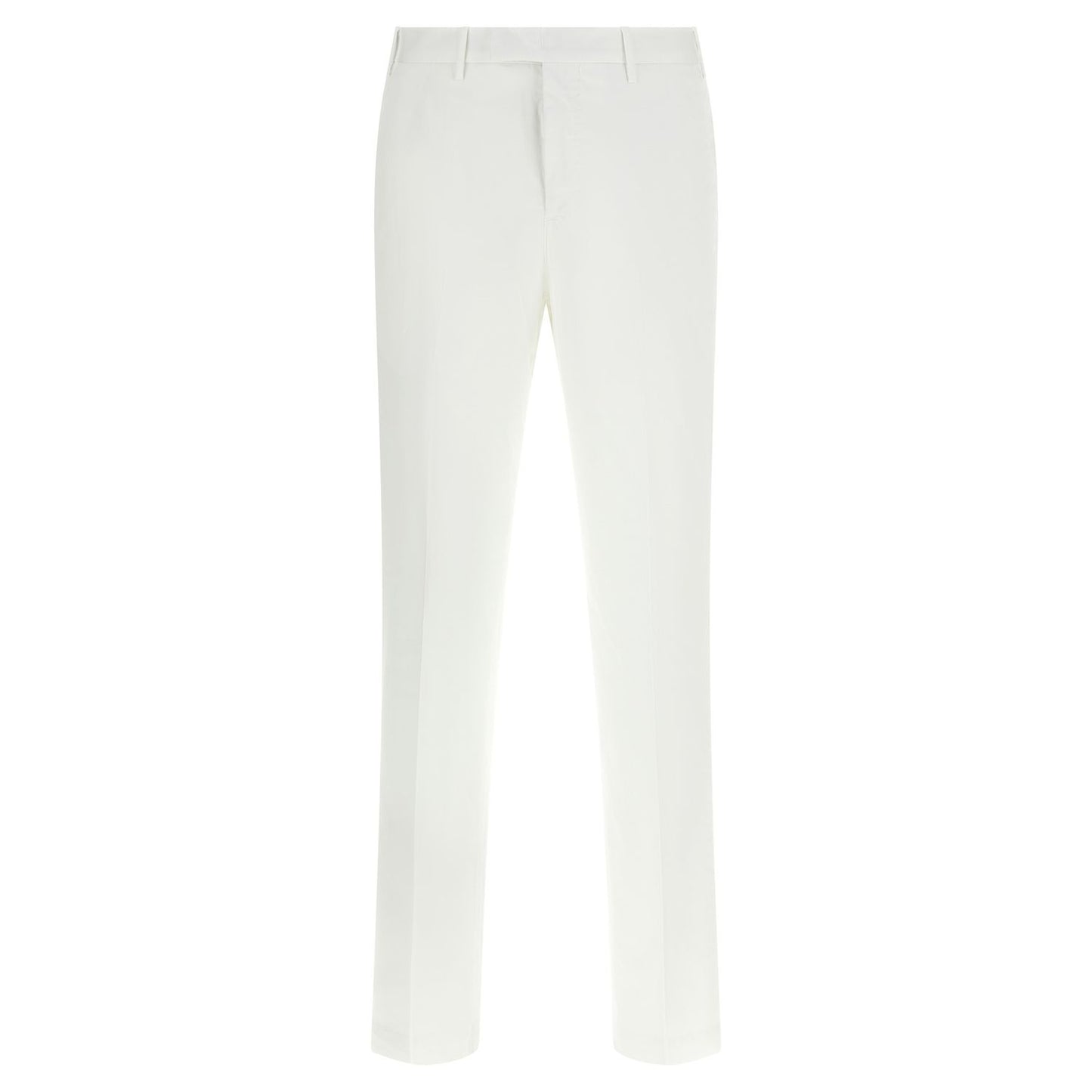 PT Torino White Cotton Dress Pants