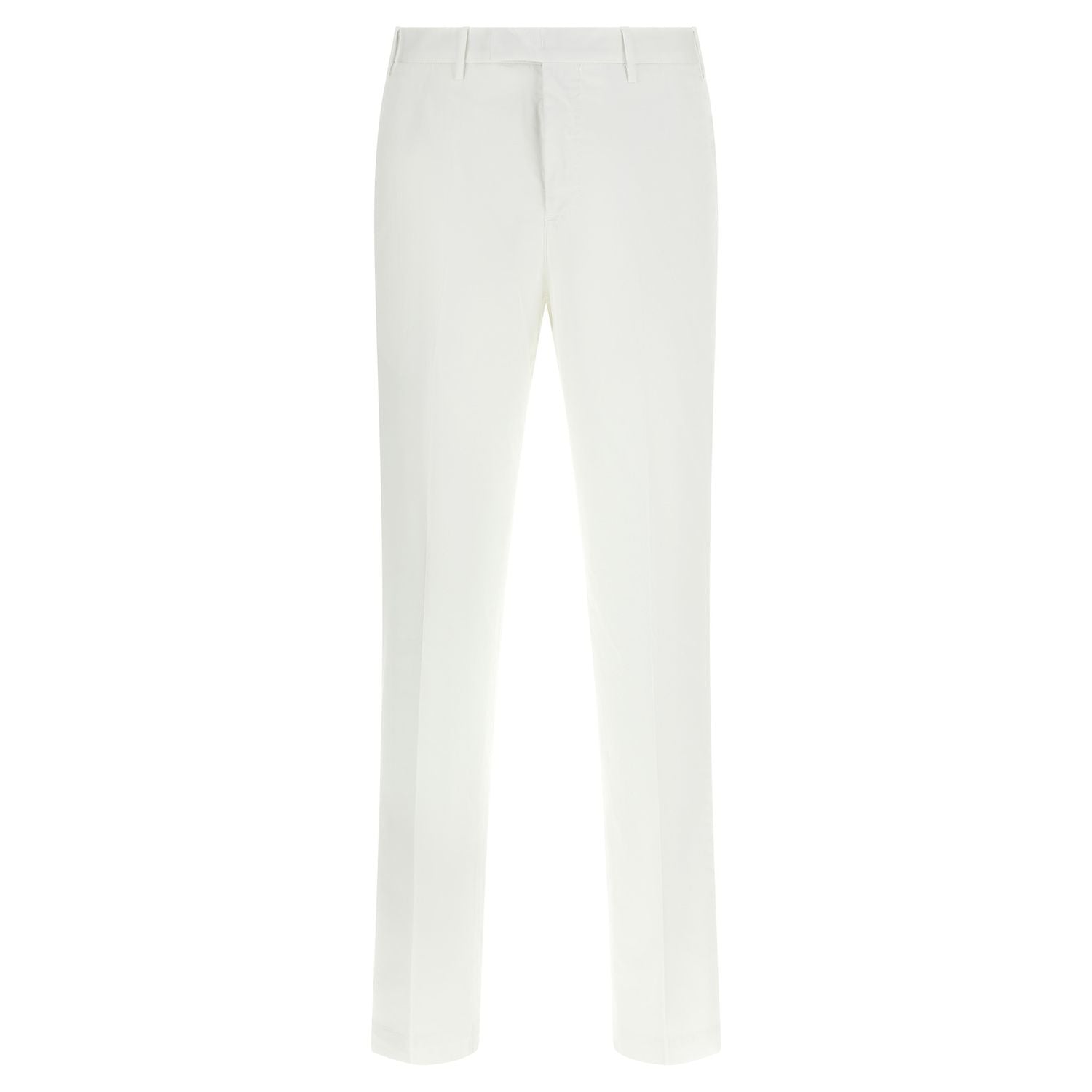 PT Torino White Cotton Dress Pants