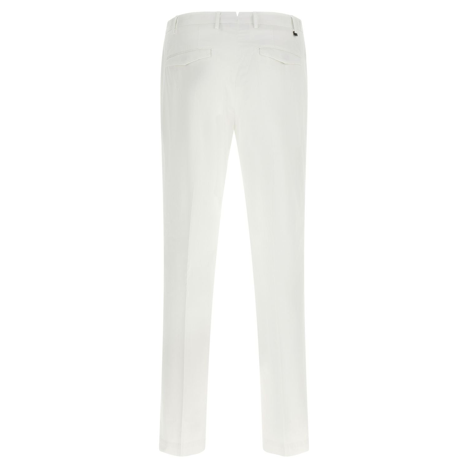PT Torino White Cotton Dress Pants