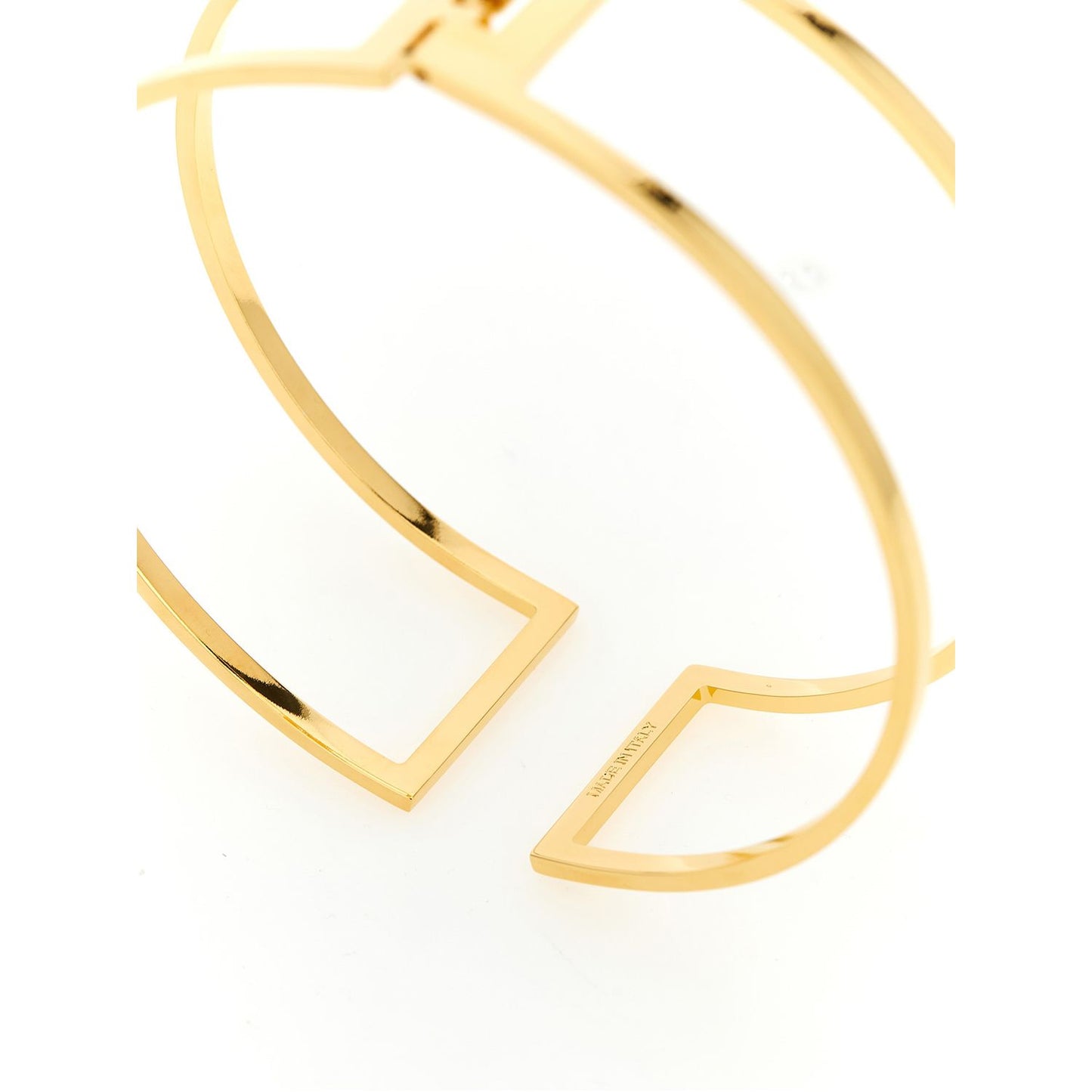 Elisabetta Franchi Gold Brass Necklace
