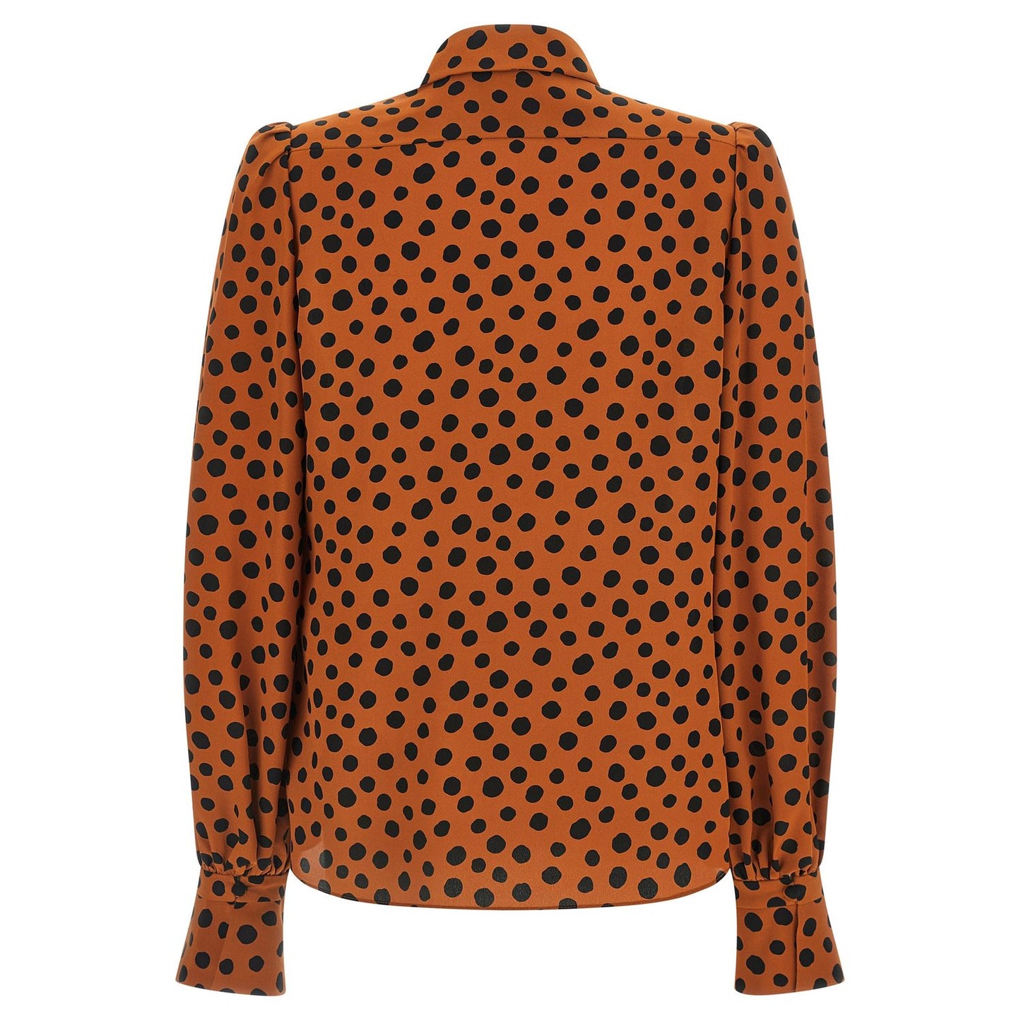 Valentino Garavani Orange Silk Blouse