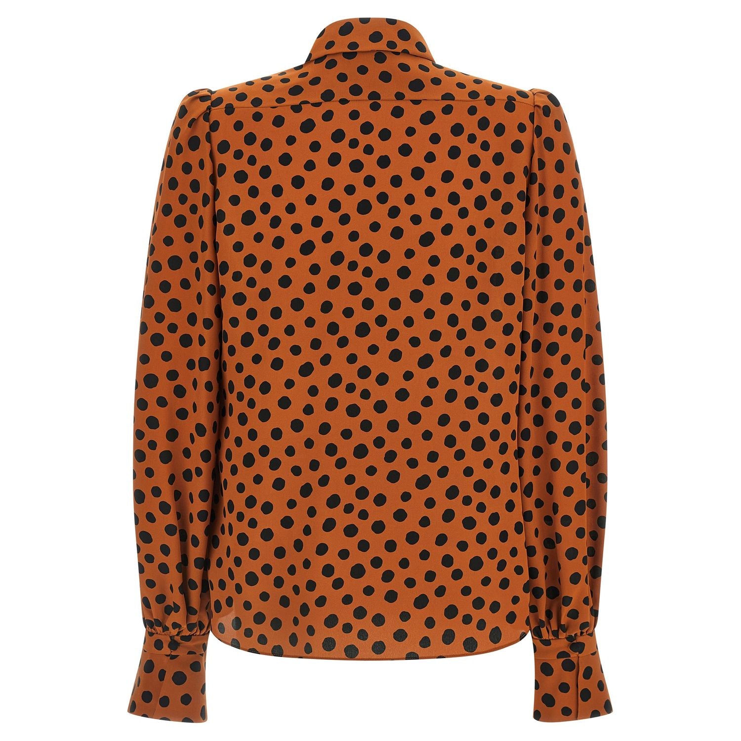 Valentino Garavani Orange Silk Blouse