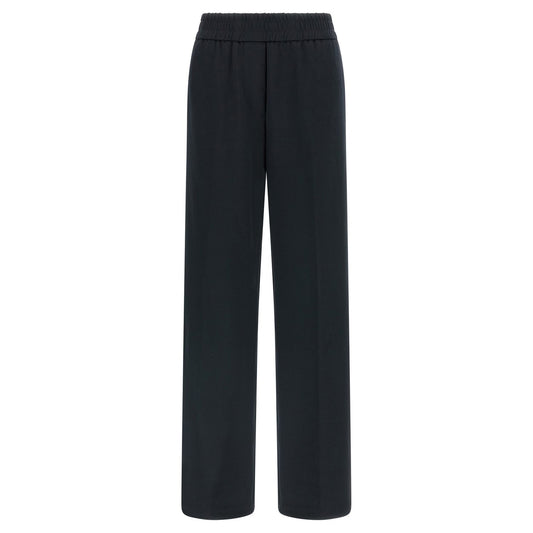 Peserico Blue Cotton Casual Pants