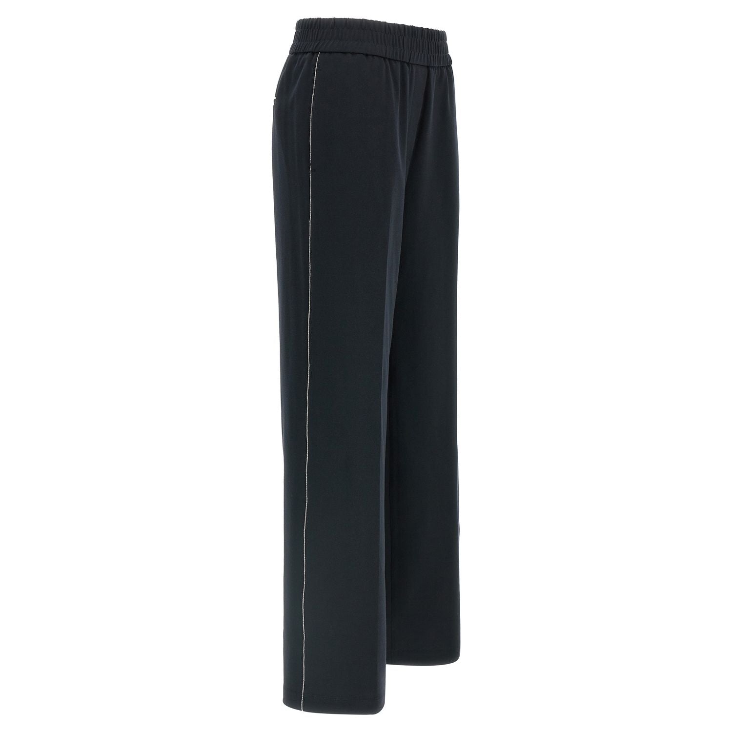 Peserico Blue Cotton Casual Pants