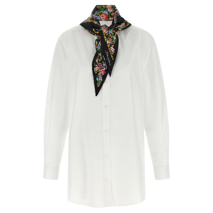 Dolce & Gabbana White Cotton Blouse