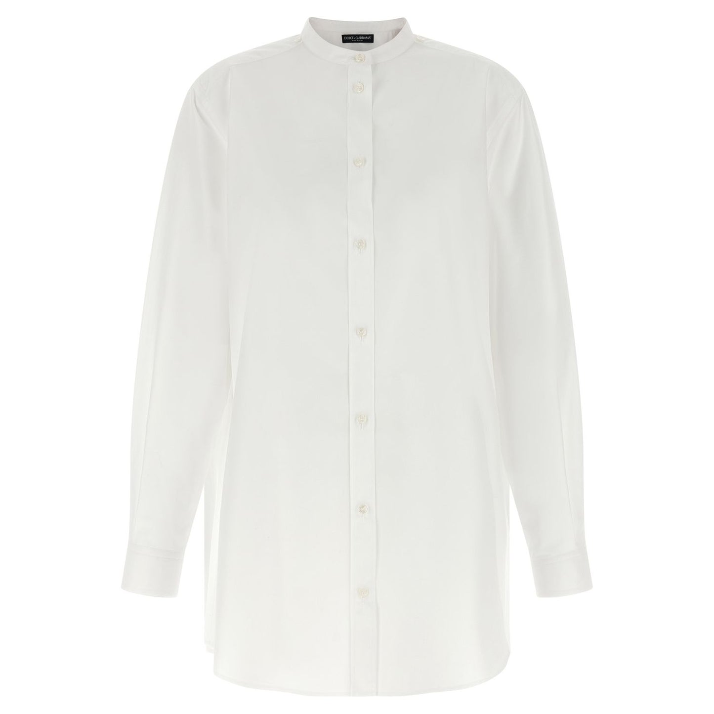 Dolce & Gabbana White Cotton Blouse