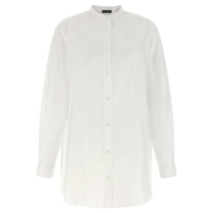 Dolce & Gabbana White Cotton Blouse