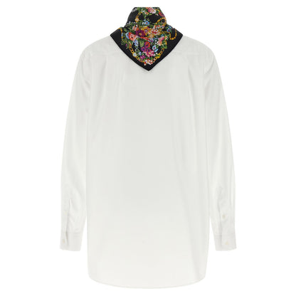 Dolce & Gabbana White Cotton Blouse