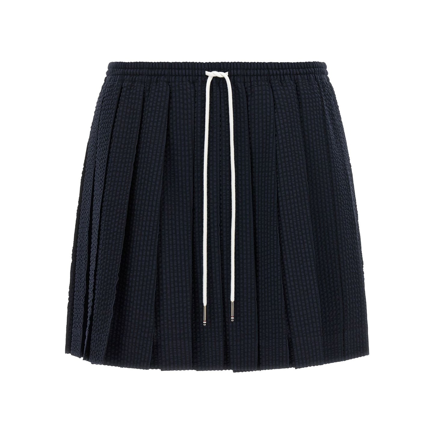 Thom Browne Blue Wool Long Skirt