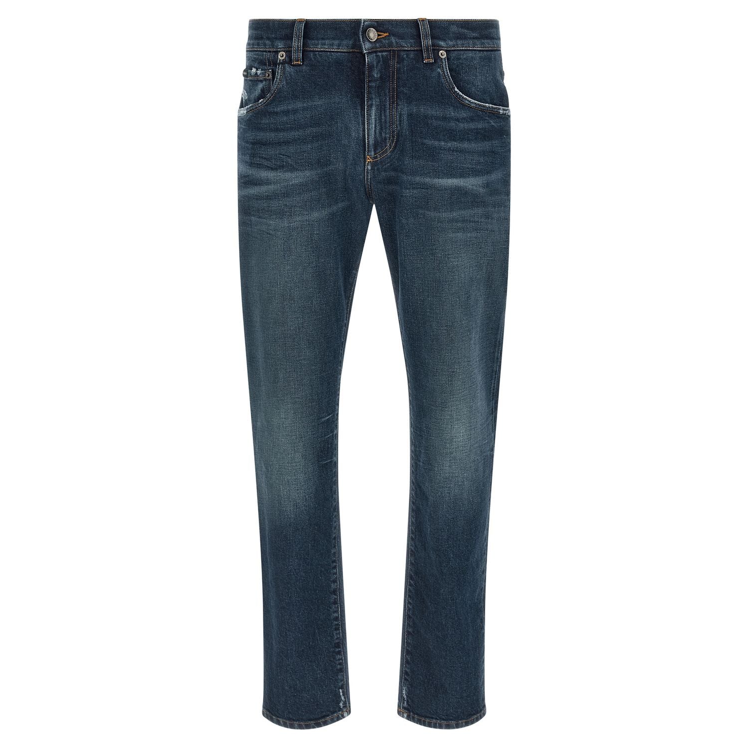Dolce & Gabbana Blue Cotton Jeans Denim