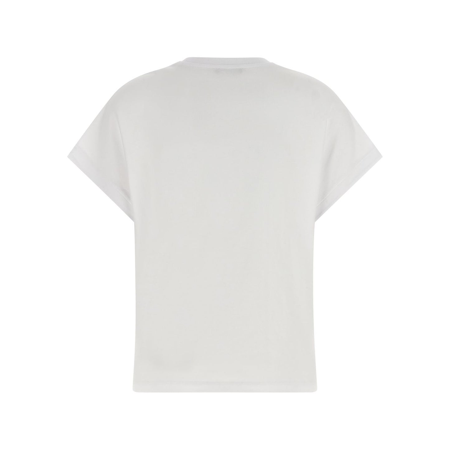 Balmain White Cotton T-Shirt