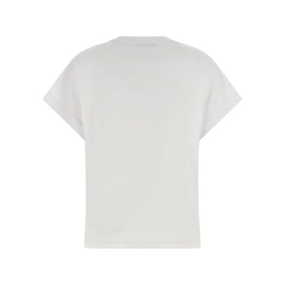 Balmain White Cotton T-Shirt
