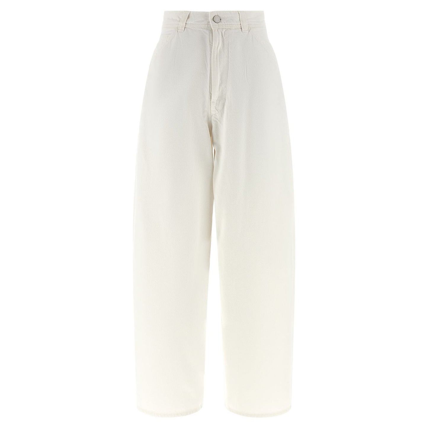 Lemaire White Cotton Jeans Denim