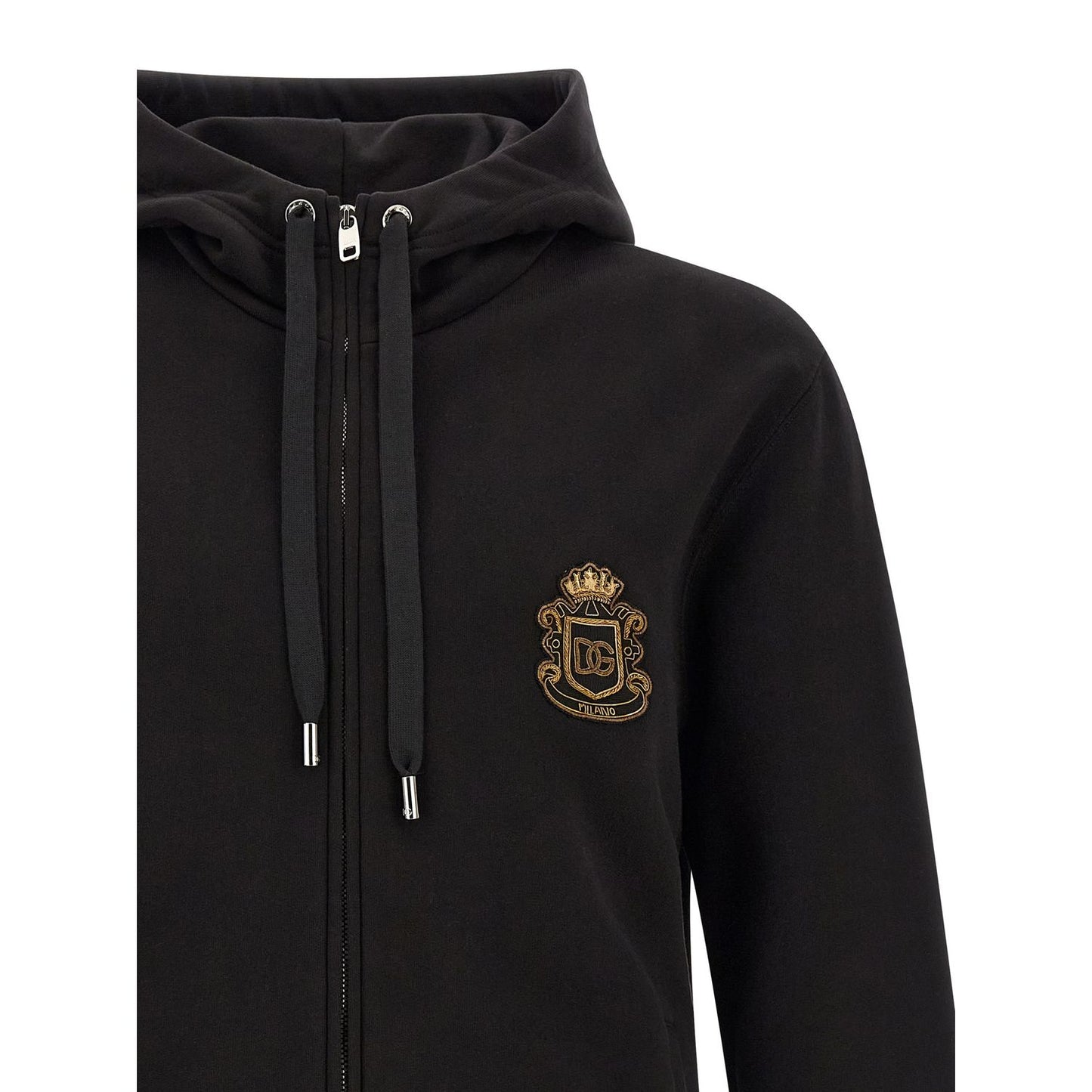 Dolce & Gabbana Black Cotton Sweatshirt