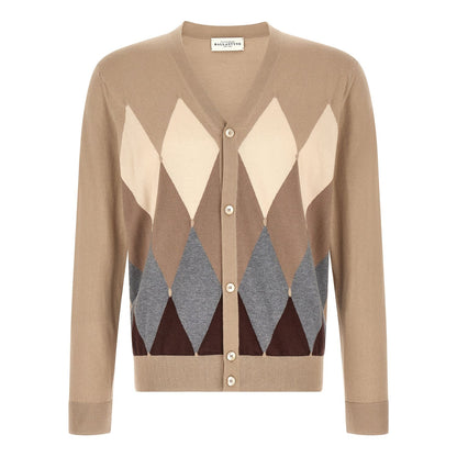 Ballantyne Beige Cotton Cardigan