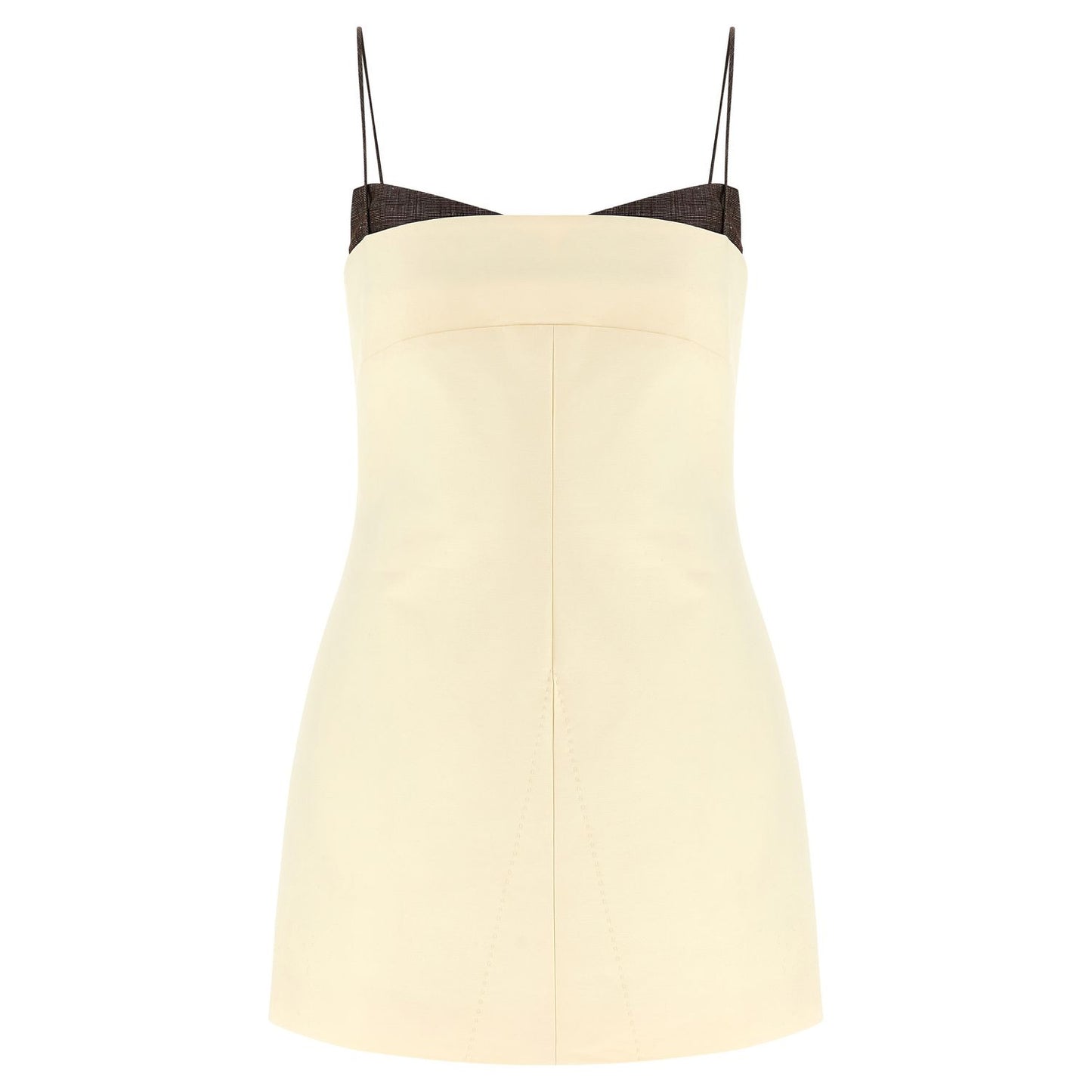 Entire Studios Beige Cotton Short Dress