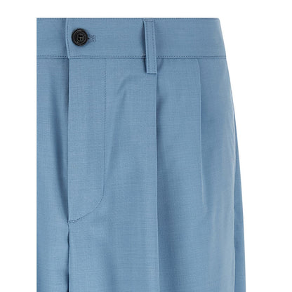 Department 5 Blue Polyester Chino Pants