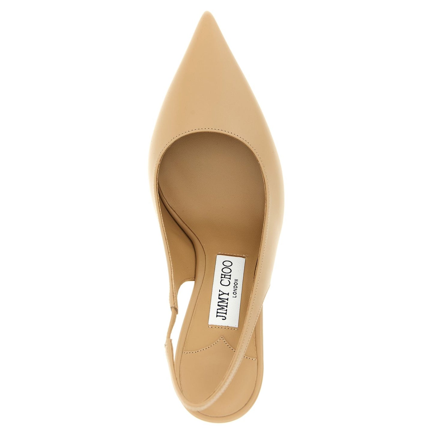 Jimmy Choo Beige Leather High Heel Pumps