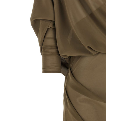 Entire Studios Bicolor Polyester Long Dress