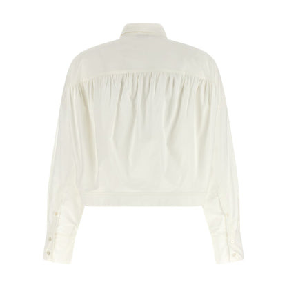 PINKO White Cotton Blouse
