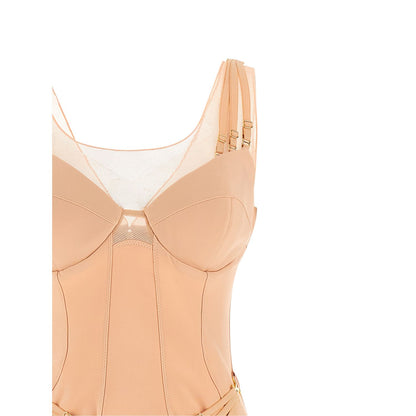 Elisabetta Franchi Multicolor Polyamide Midi Dress