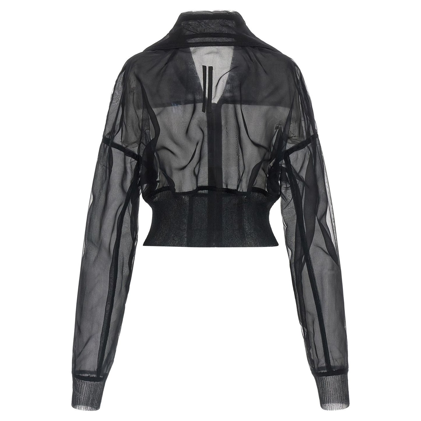 Rick Owens Black Nylon Bomber