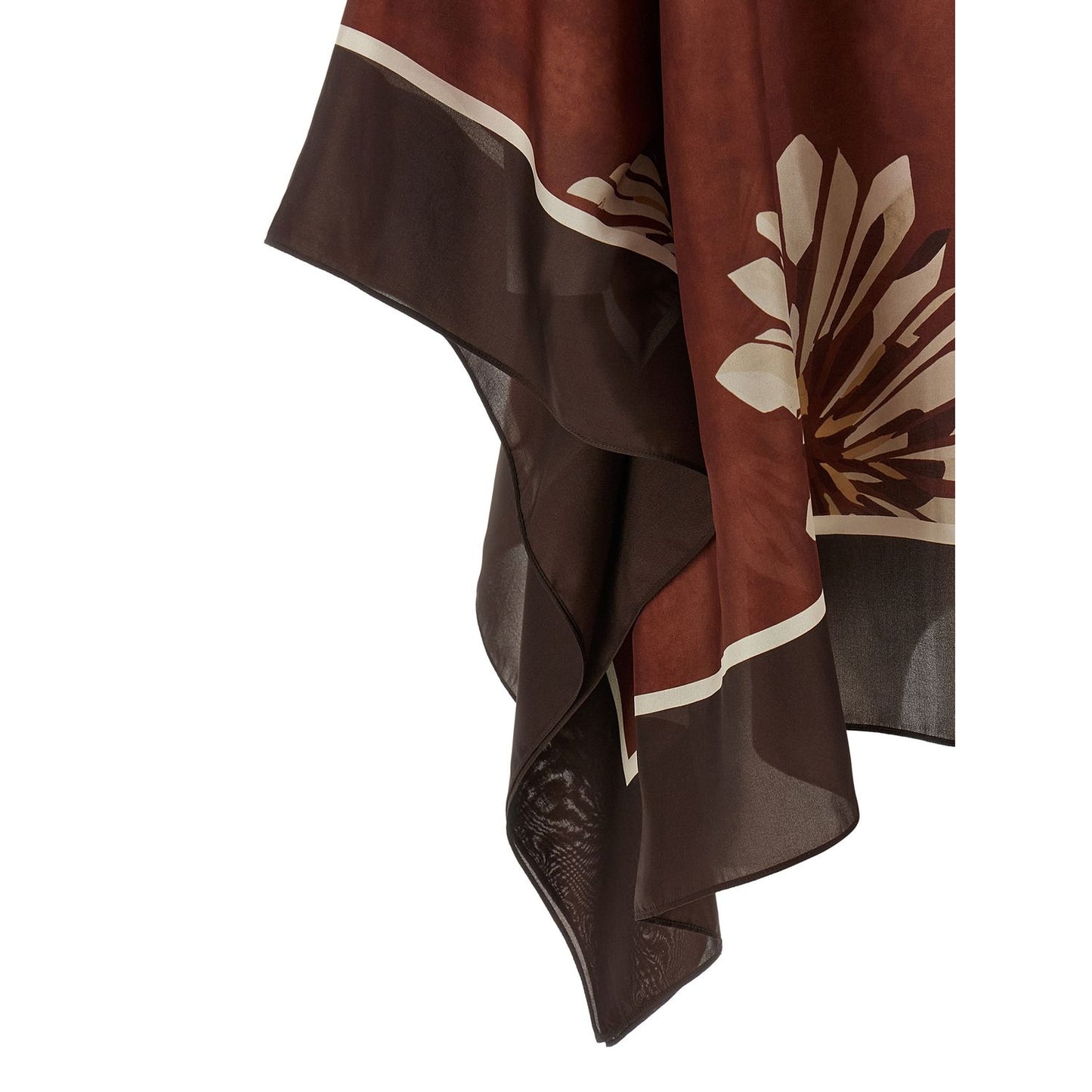 Brunello Cucinelli Bordeaux Silk Blouse