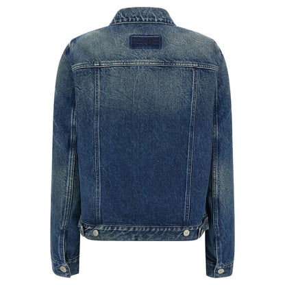 MM6 Maison Margiela Blue Cotton Denim Jacket