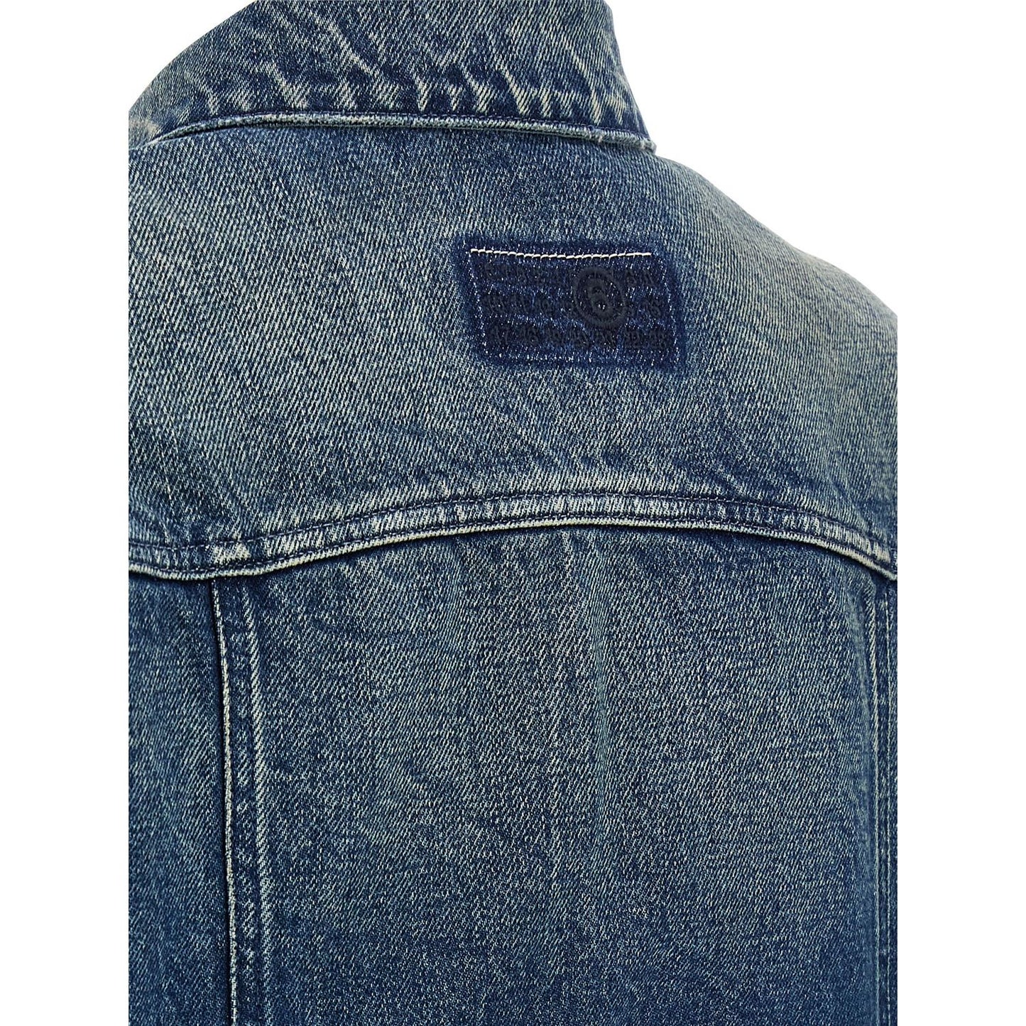 MM6 Maison Margiela Blue Cotton Denim Jacket