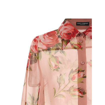 Dolce & Gabbana Multicolor Silk Blouse