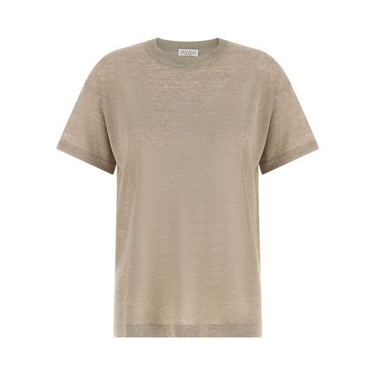 Brunello Cucinelli Beige Linen Cardigan