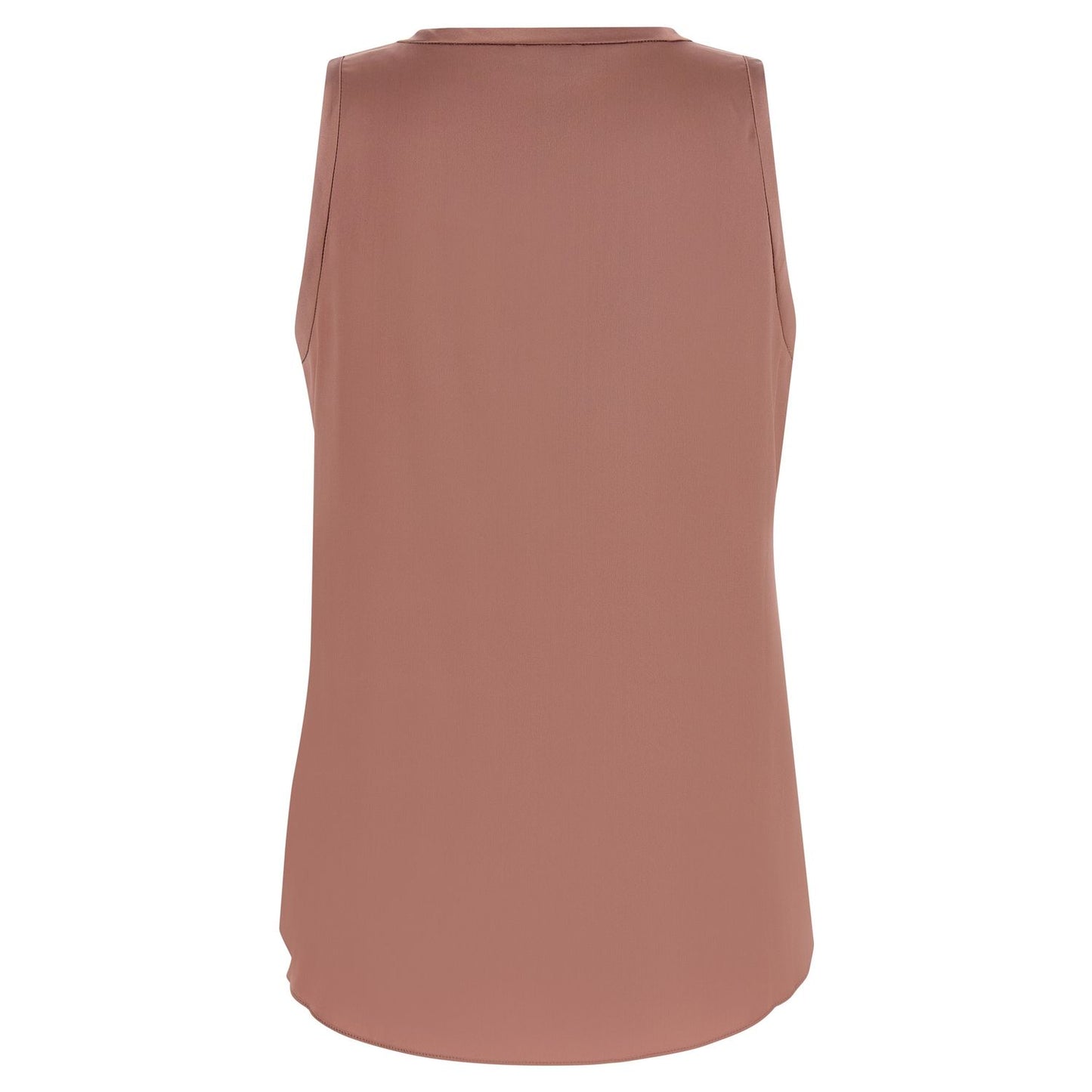 Brunello Cucinelli Multicolor Silk Sleeveles T-Shirt