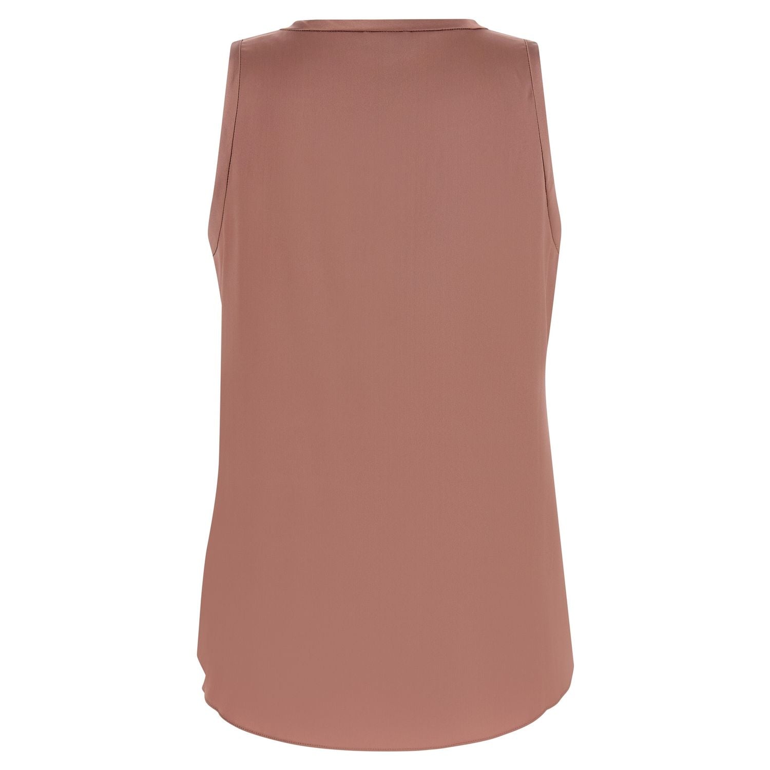 Brunello Cucinelli Multicolor Silk Sleeveles T-Shirt