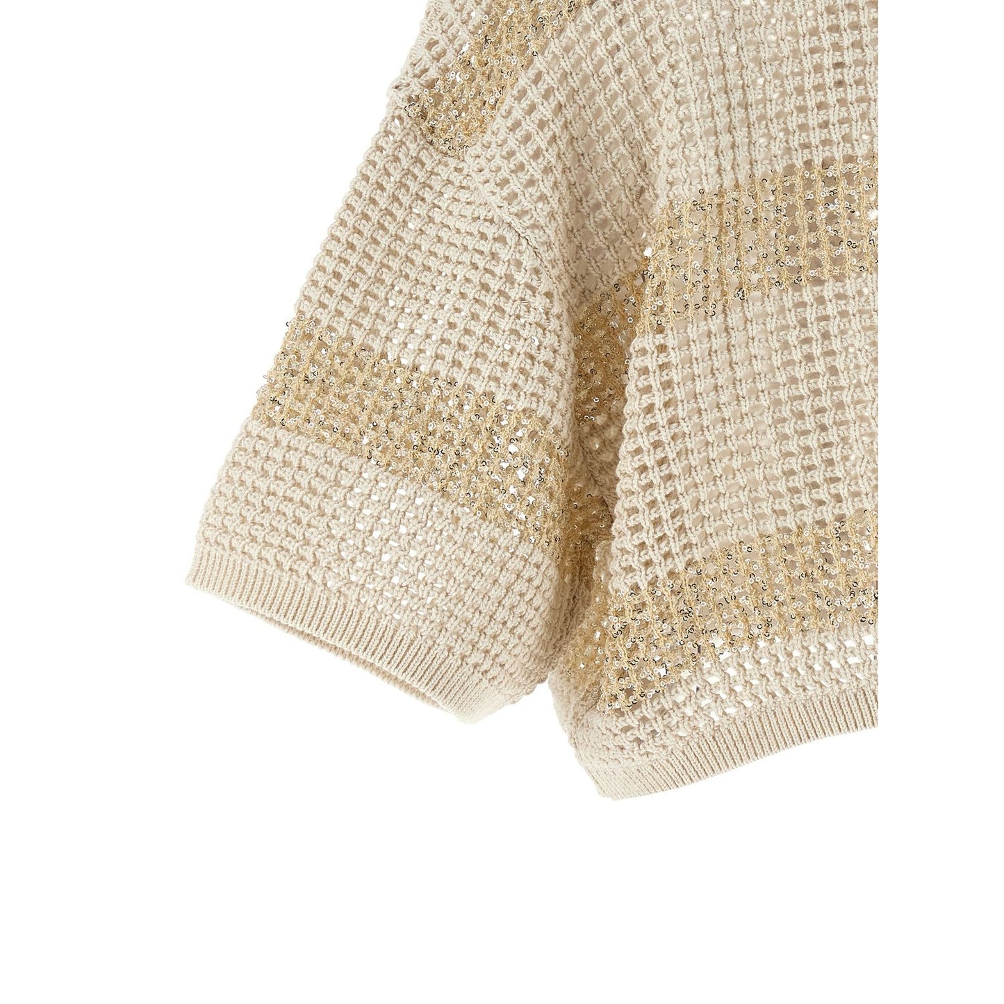 Brunello Cucinelli Beige Cotton Cardigan