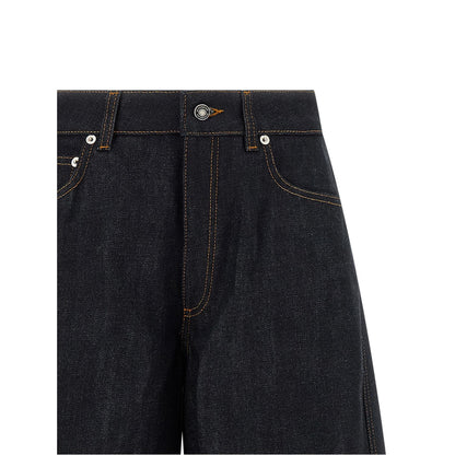 Givenchy Blue Cotton Flared Jeans