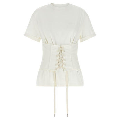 Alexander McQueen White Cotton T-Shirt